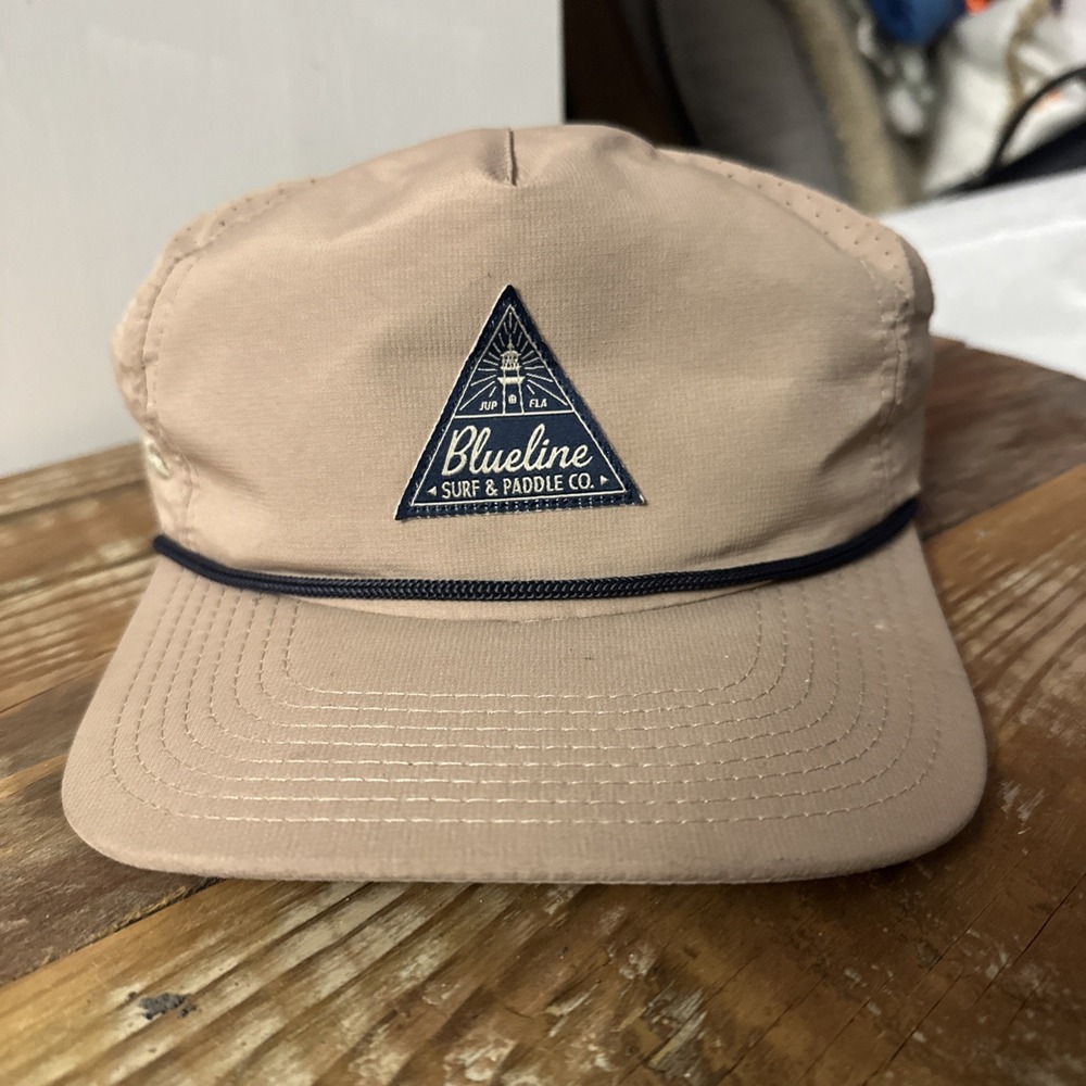 Blueline Surf & Paddle Co Jupiter FL Florida Rope Hat Snapback Cap Adult Size